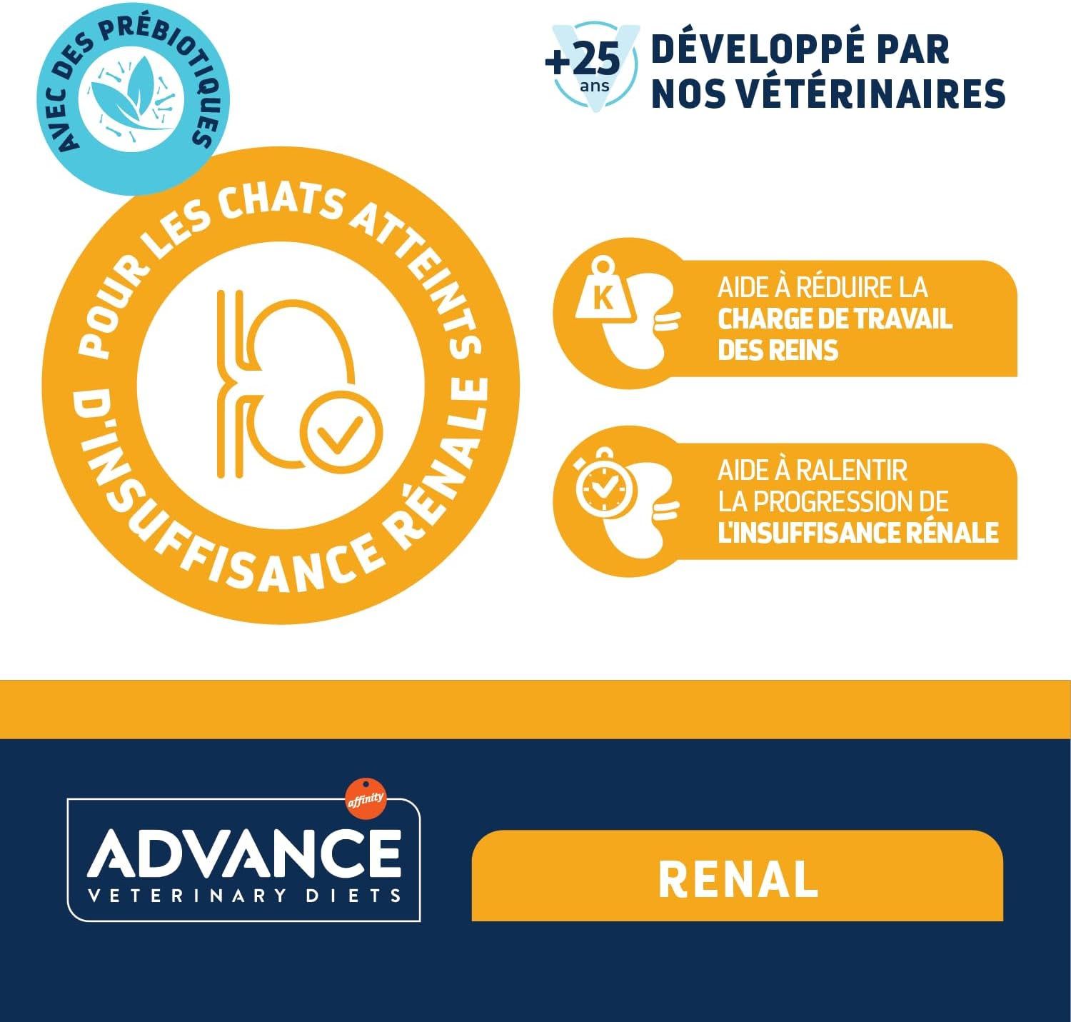 Advance Veterinary Diets Renal Pâtée pour Chat, 12 x 85 g - Détails et caractéristiques