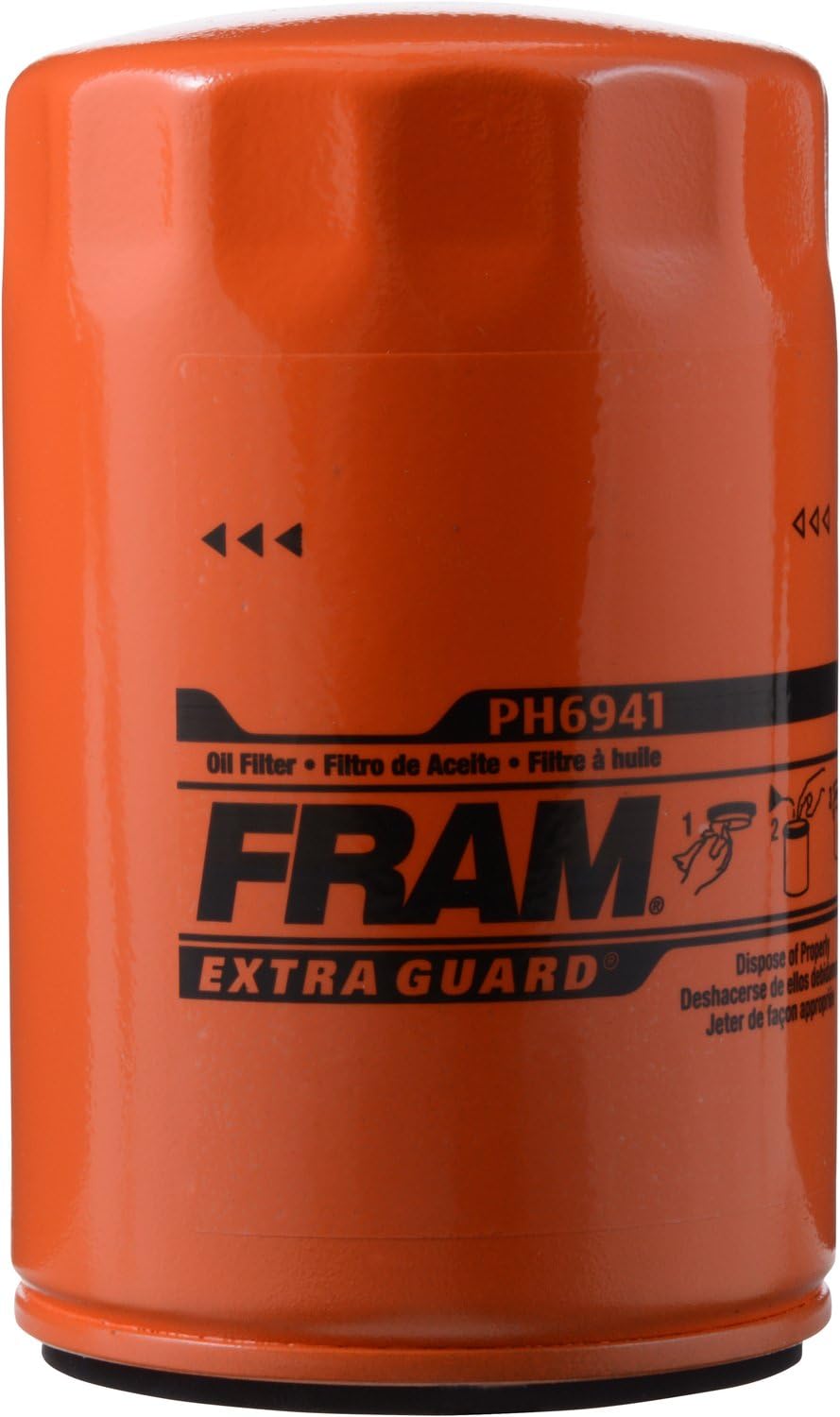 FRAM Extra Guard PH6941, 10K Mile Change Interval Spin-On Oil Filter