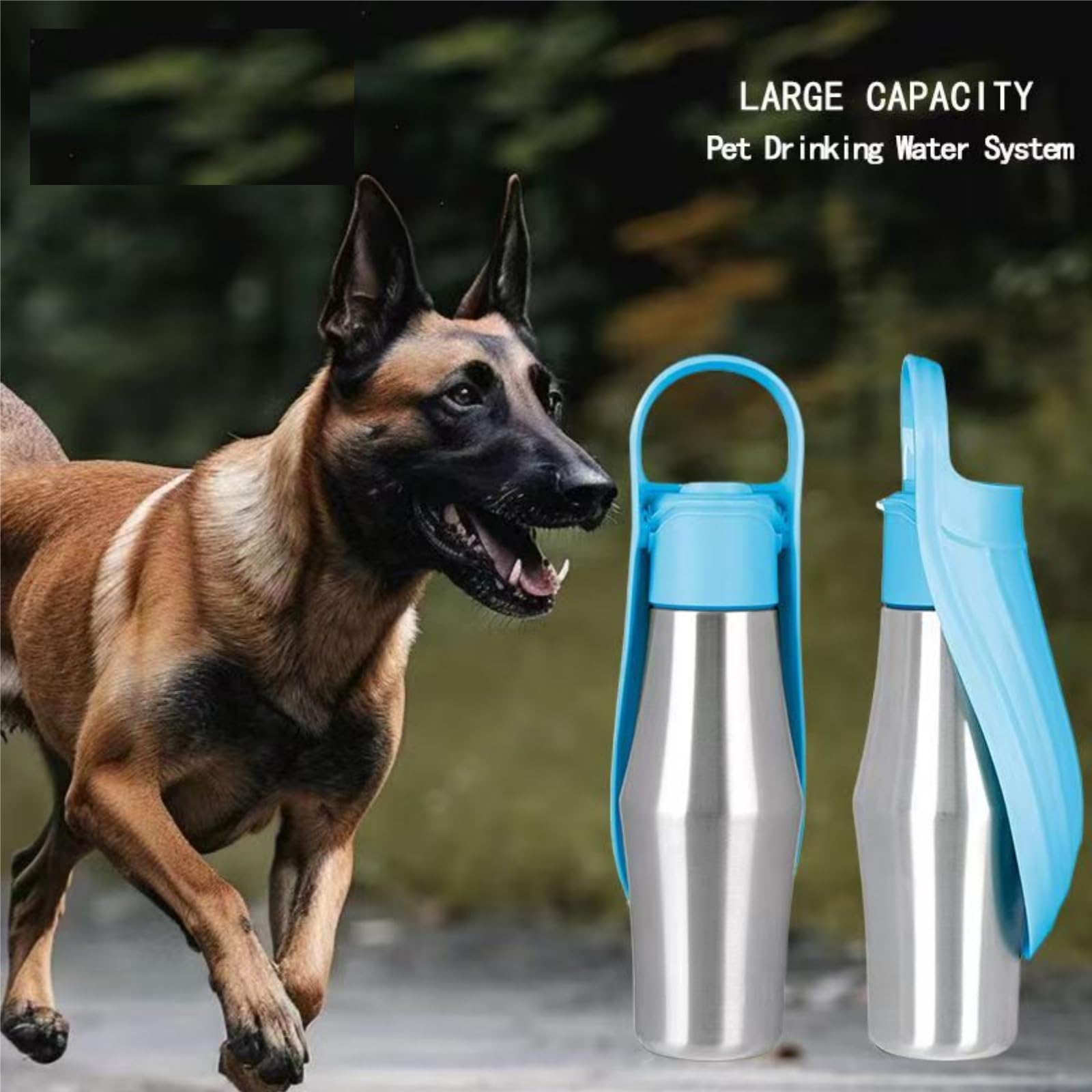Borraccia per cani da passeggio per, borraccia termica per, borraccia per in acciaio inox 304 per portatile e gatti