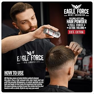 Immortal NYC Eagle Force Volume & Styling Powder - 33% MORE (1 Oz), Max Strong Hold, Natural Matte Dry Look - Residue-Free for All Hair Types