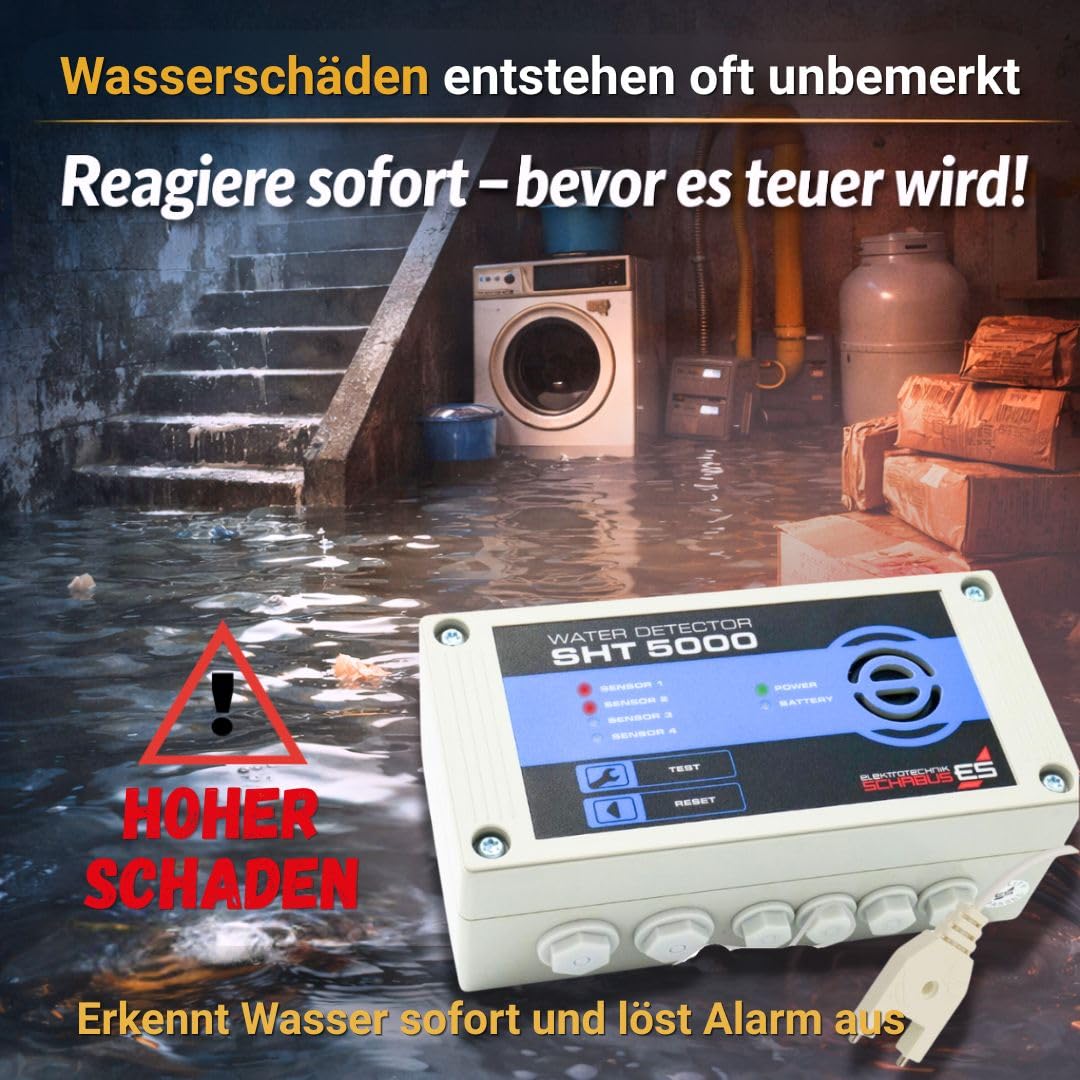 Elektrotechnik Schabus SHT 5000 – Detector de Agua 230 V, 1 Pieza, 300744