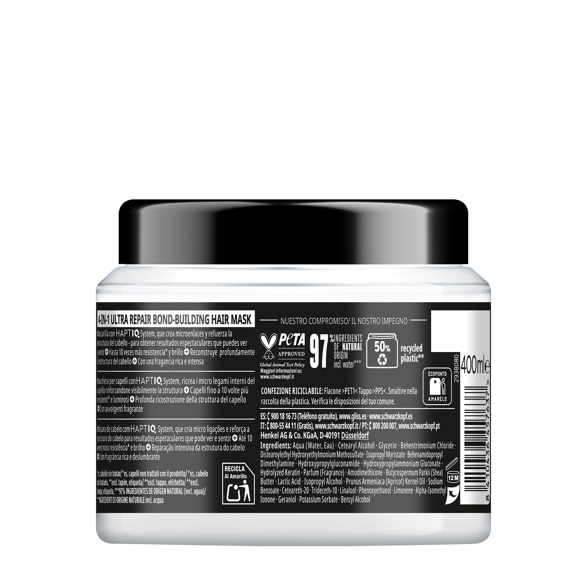 Gliss Ultimate Repair Maska do Włosów, 400 ml