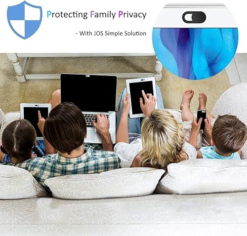 Miniatura 5 de Funda deslizante para cámara de laptop, paquete de 8 fundas para cámara web, cubierta para cámara de teléfono, cubierta ultrafina para cámara de