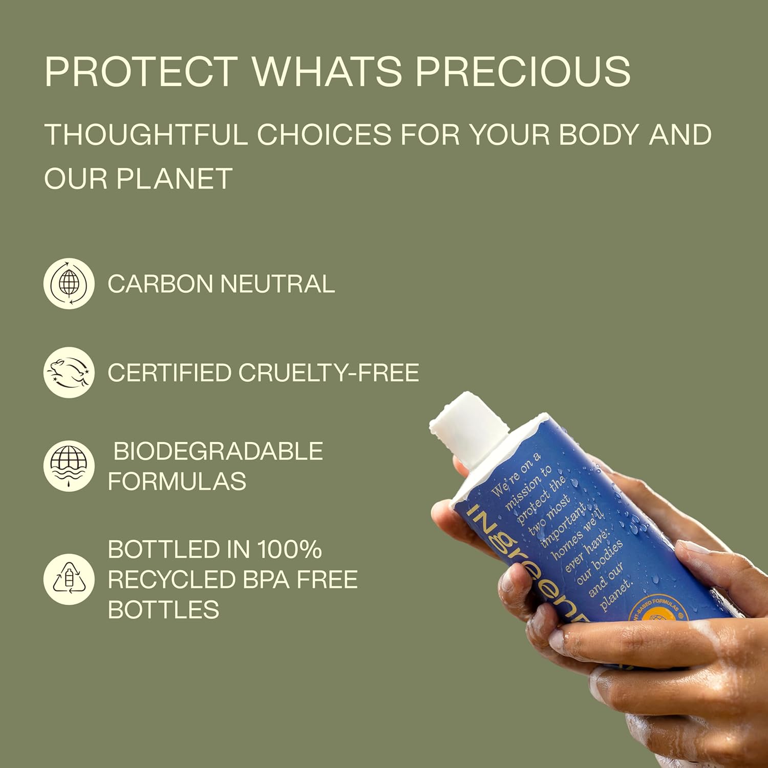 Ingreendients Moisturizing Body Wash For Sensitive, Dry & All Skin Types - pH Balanced, Natural, Organic, Non-Toxic, Vegan, Sulfate-Free, Paraben-Free, Gluten-Free (16 FL. OZ) - Image 6