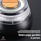 Lampe d’avertissement V16 2026 homologuée IDIADA n° PC21020060 – Triangle de signalisation – Triangle de panne – Homologation UE – Pour voiture et moto - 5