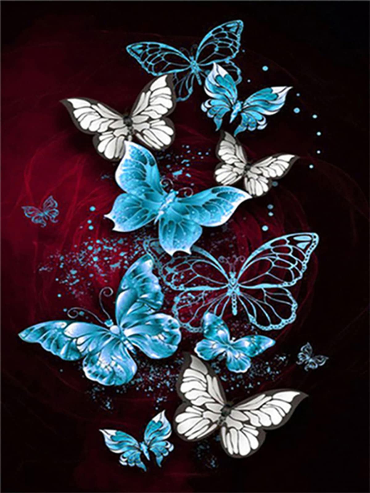 Diamond Painting Papillon 80x120cm | Kit Broderie Diamant Complet