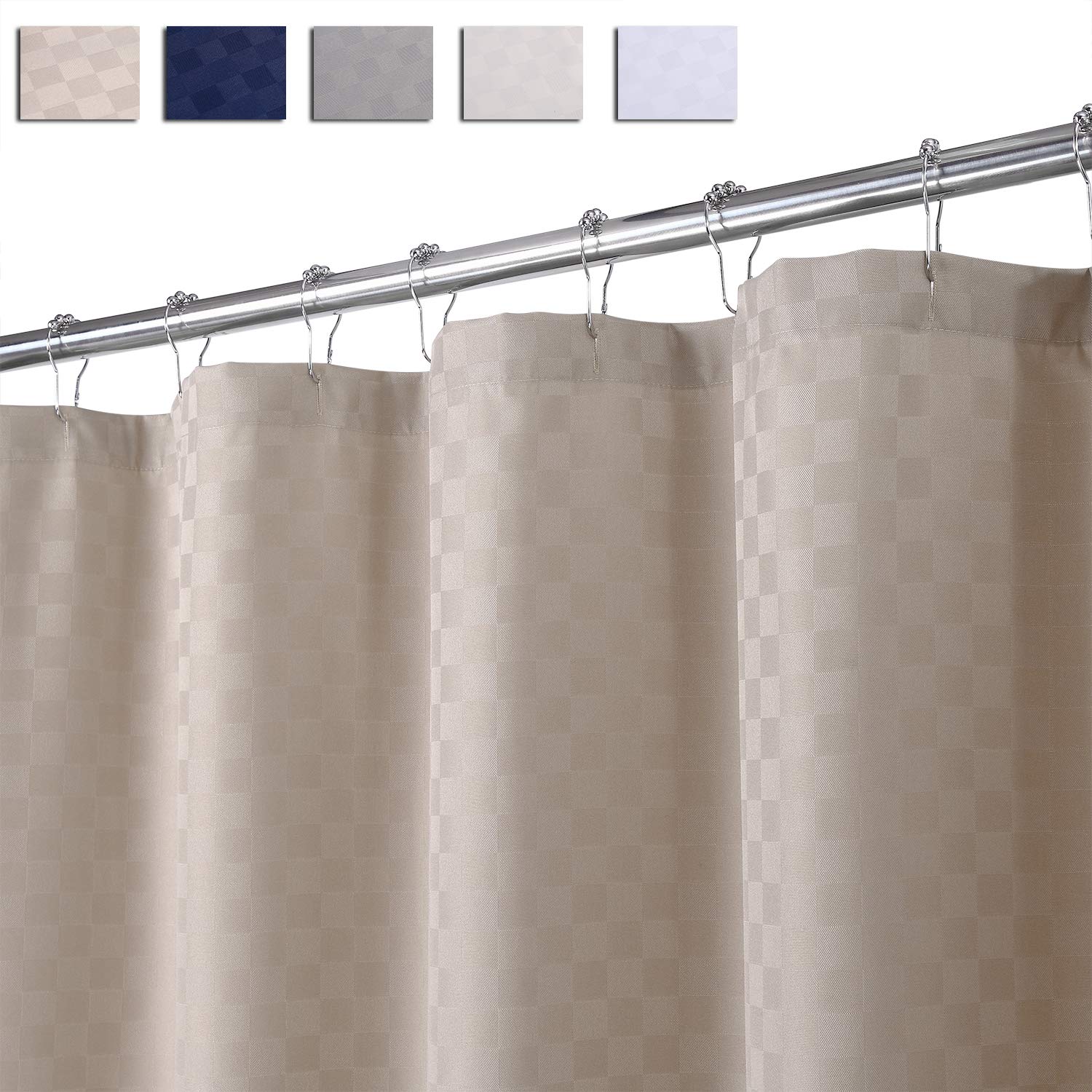 Luxury Fabric Shower Curtains Curtains & Drapes 2023