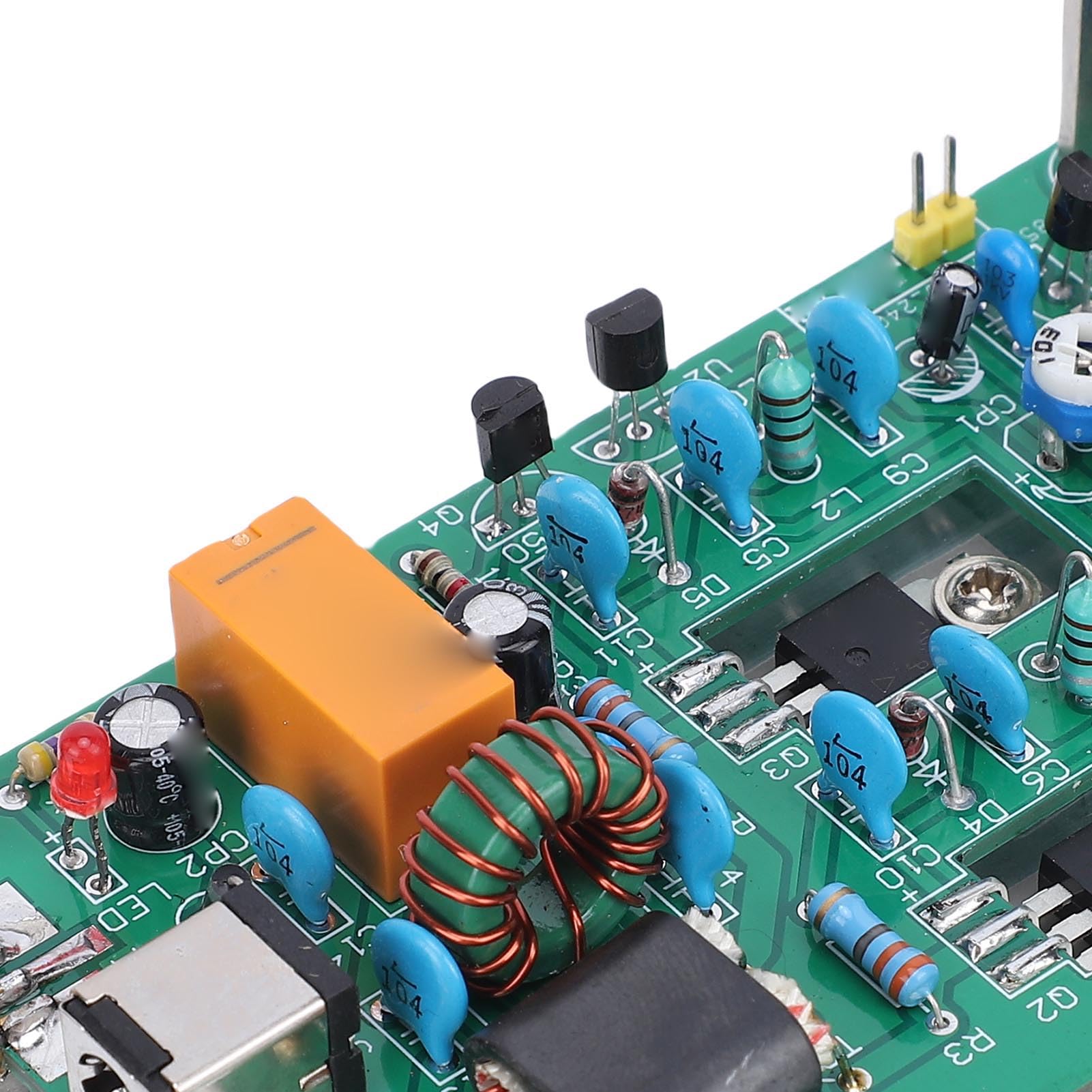 Tonysa 30W HF Lineare Verstärkerplatine 3-28 MHz, HF -Leistungsverstärker für HAM -Radio -QRP -Transceiver, mit Kühlkörper für Kurzwellenkommunikation