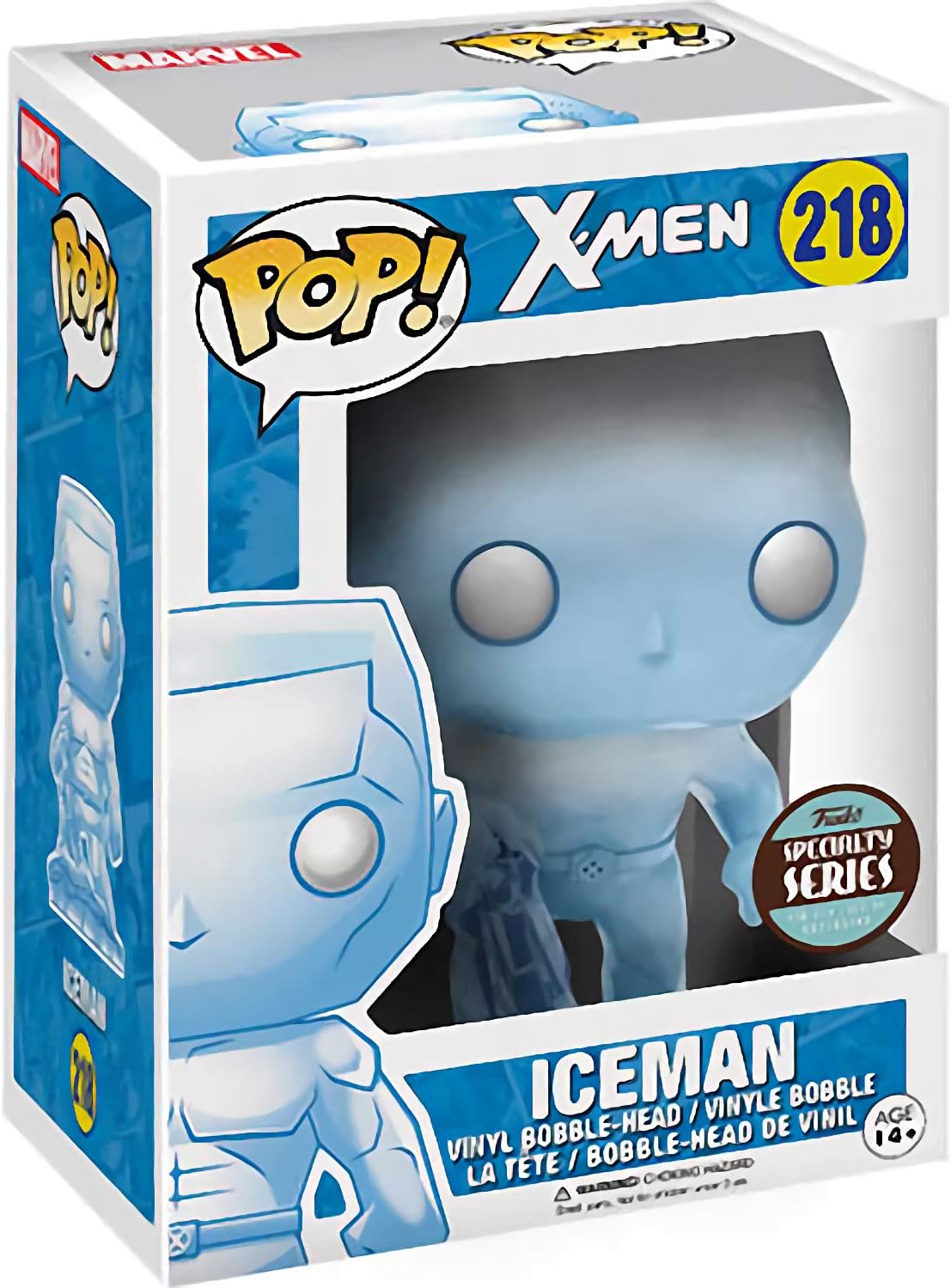 Iceman (Specialty Series): Fun ko P o p ! Vinyl Figure Bundle with 1 Compatible 'ToysDiva' Graphic Protector (218-13521 - B)