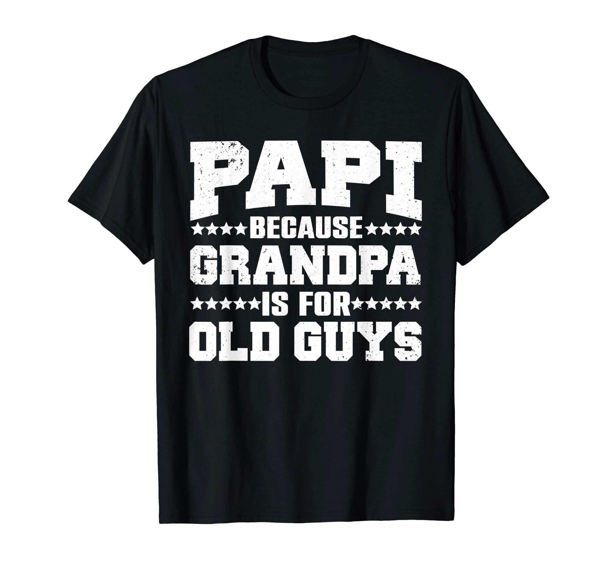 Cool Papi Design For Papi Men Grandpa Parent Father's Day T-Shirt
