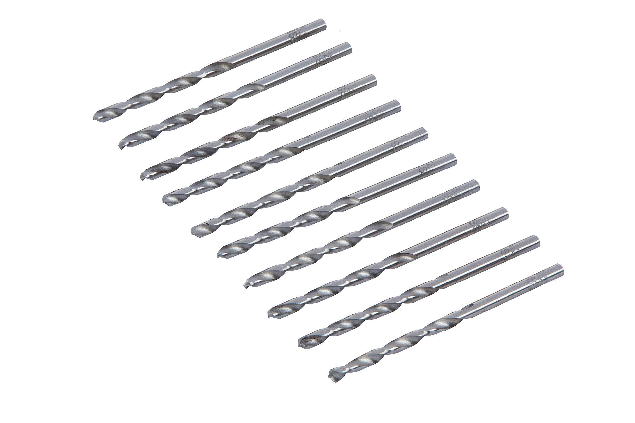 Blue Spot 3,2 Mm HSS Bohrer – 10er Pack, Halbgeschliffen, 118° Spitzenwinkel