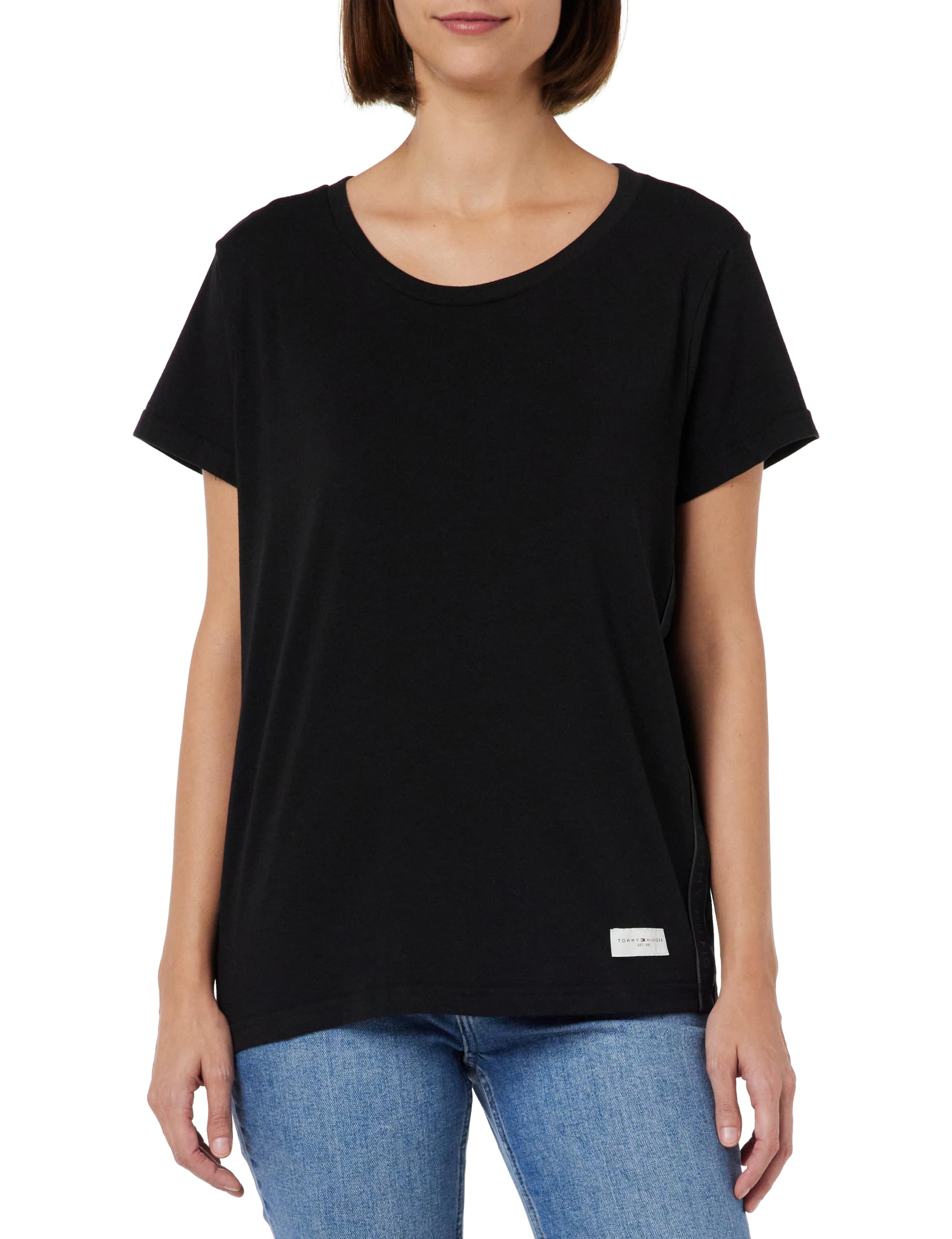 Tommy Hilfiger Short Sleeve T-Shirt Black (Black)