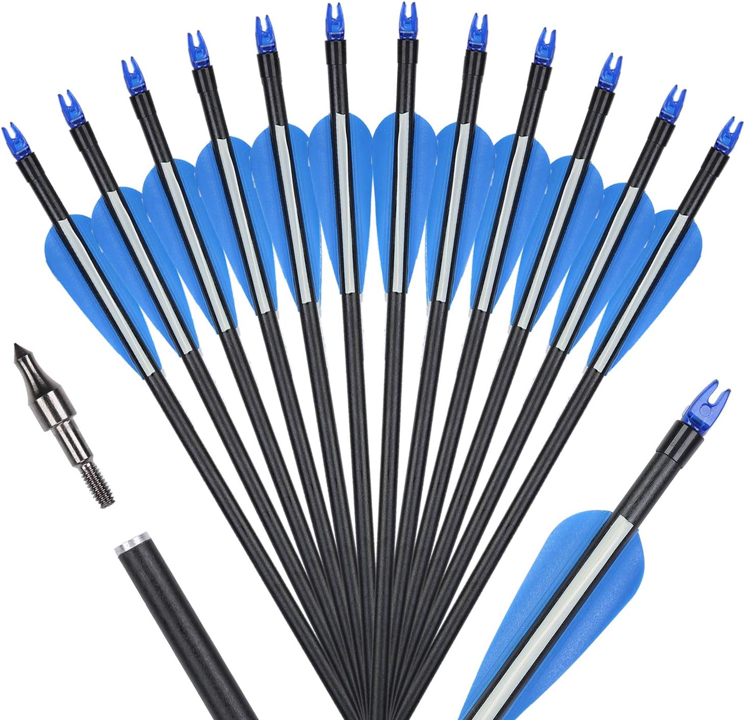 Fiberglass Archery Target Arrows 30 Inch for Youth