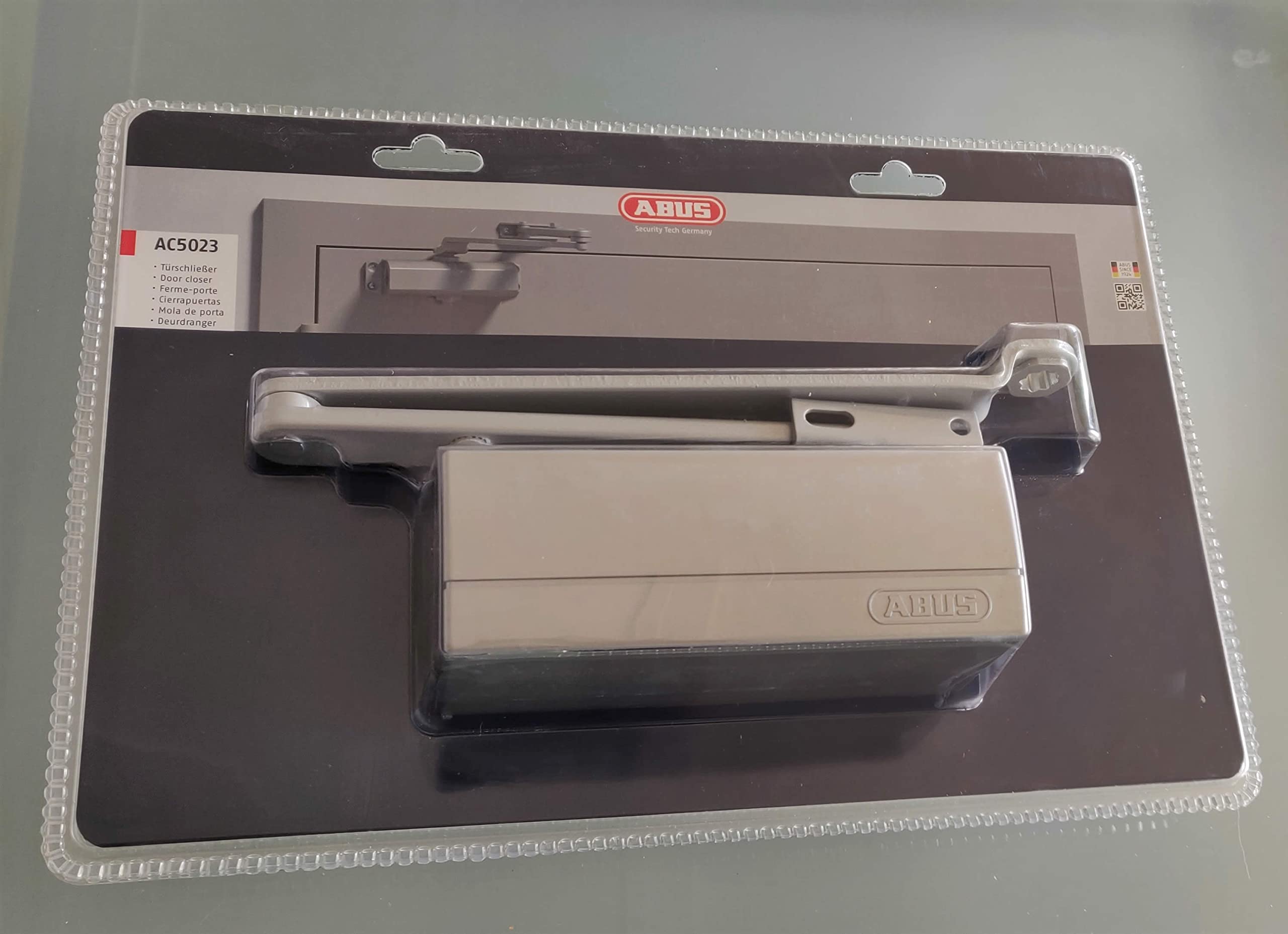 Abus Ferme-porte ac5023 S, 1 pièce, argent, 72833
