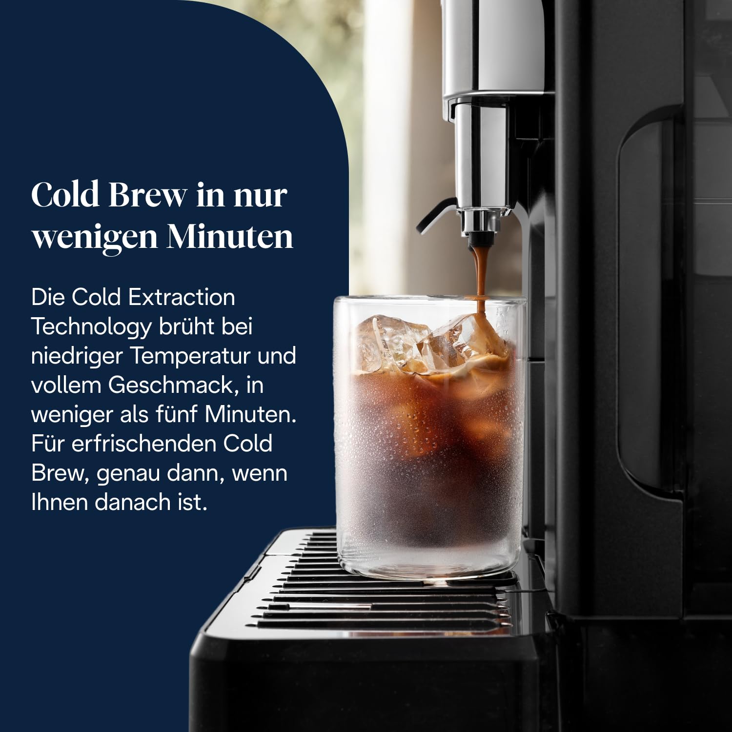 De’Longhi Eletta Explore Kaffeevollautomat mit LatteCrema, 50 Getränke, Cold Brew, Touch-Display, Dunkelgrau ECAM452.67.G