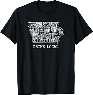 Drink Local Iowa Craft Beer T-Shirt