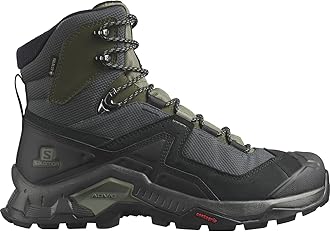 SALOMONSALOMON Mens Quest Element GTX Hiking Shoe Black/Deep Lichen Green/Olive Night Hiking Shoe - UK 7 (LG5640$)