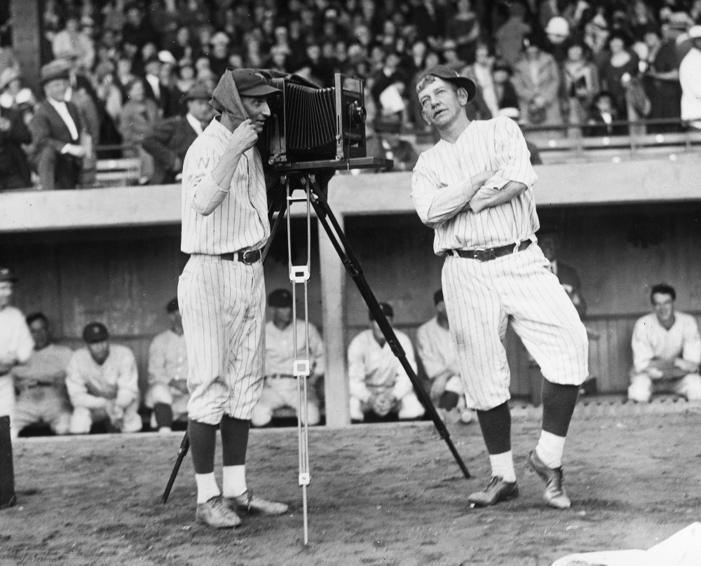 Baseball Players 1920S Nal Schacht And Nick Altrock Of The Washington