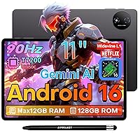 TECLAST P50T Android 16 Tablet 11 Pollici Gemini AI, 90Hz Display