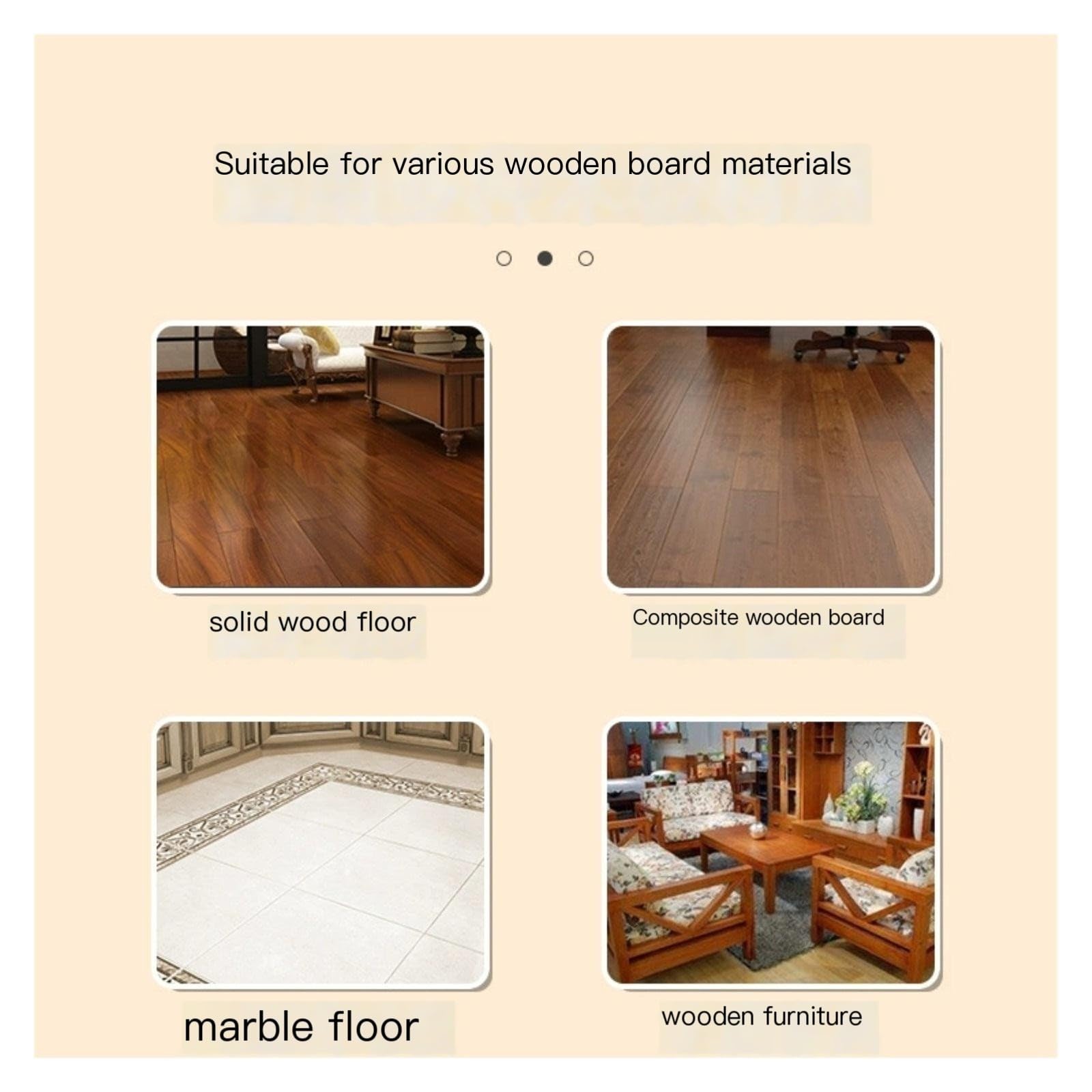 Limpiador de manchas para suelos de madera, adecuado para el mantenimiento de la madera, limpiador para suelos multi-superficie(2pcs)