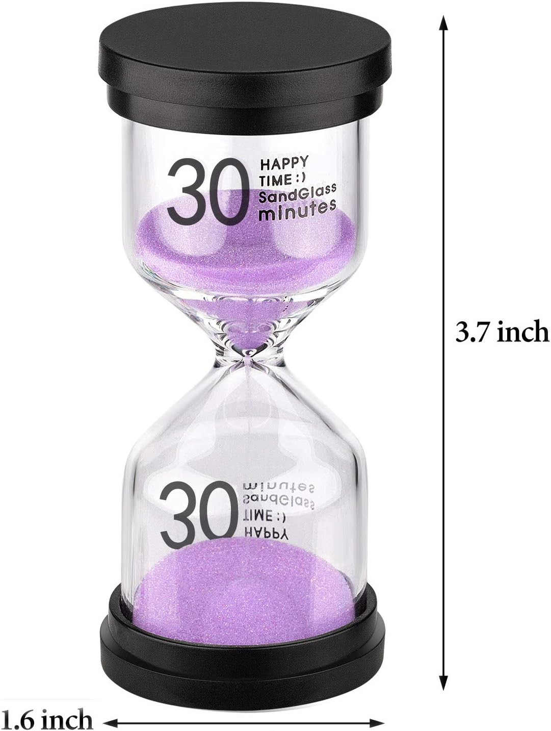 KSMA Sand Timer 30 Minute Hourglass Timer,Colorful Sandglass Timer for Kids,Classroom,Kitchen,Games,Toothbrush Timer