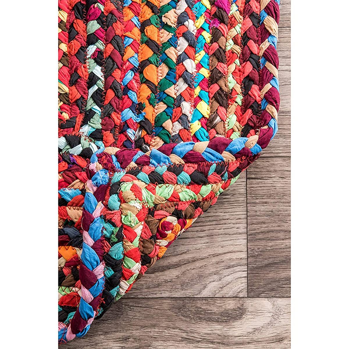 Habere India-All the Cultures Fabricating India Runner for Bedroom | Carpet & Rugs for Living Room | Centre Table Carpet | Jute Floor Mat (Multi Color, 4 x 6 ft, Rectangular) 2