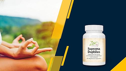 Miniatura 2 de Zen Supplements - Suprema-Dophilus - Probiótico de 5 mil millones de UFC - 8 cepas - Estable en almacenamiento y resistente a los ácidos - Apoya la