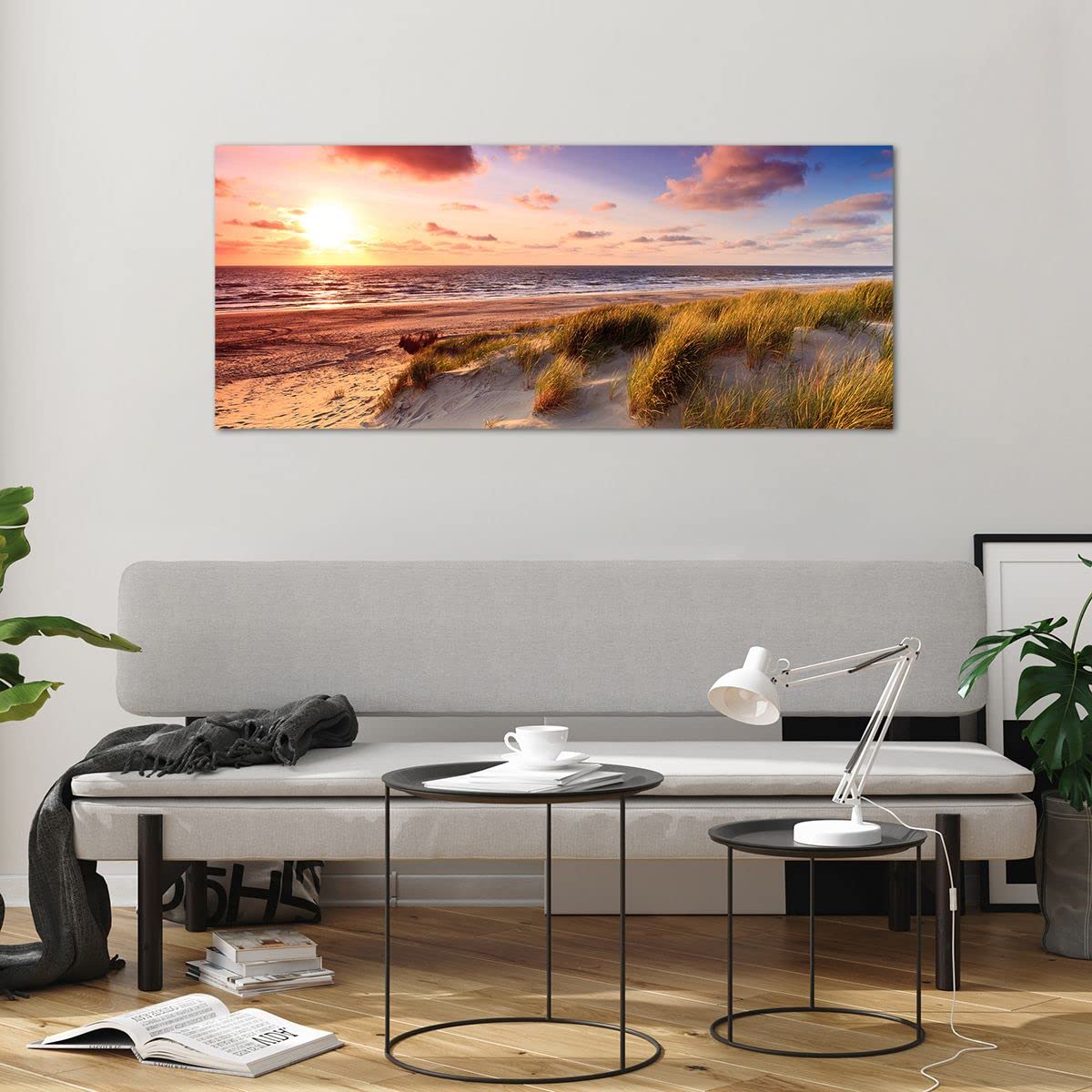 Impression sur verre Image tableaux 125x50 Art Bambou Tige Fleur Pierres Impression sur verre Image tableaux 125x50 Art Bambou Tige Fleur Pierres