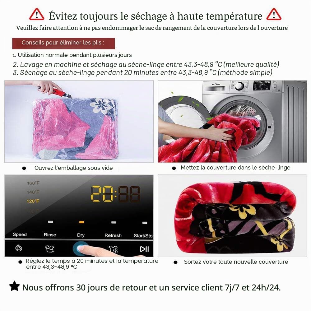 JML Couverture Polaire en Vison coréen pour très Grand lit, 215,9 x 241,3 cm, 4,1 kg, Douce, Chaude et épaisse, Couverture Raschel pour l'automne et l'hiver, Bleu Sarcelle