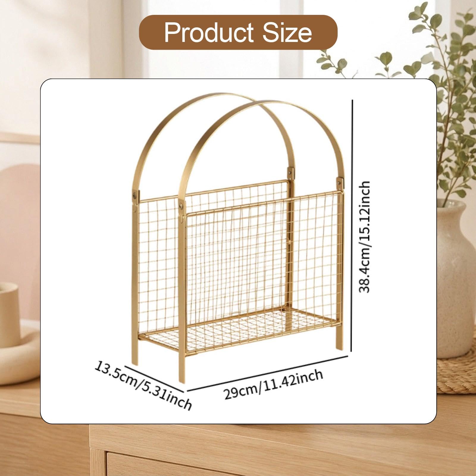 Portariviste da Terra, Borsa a Mano dal Design Nordico, Cestino Porta riviste, Organizer per Documenti per la Decorazione della Sala da