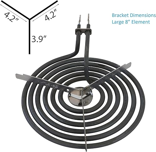 Miniatura 5 de KITCHEN BASICS 101 WB30M1 WB30M2 - Kit de quemador de superficie superior para GE y Hotpoint, 4 unidades