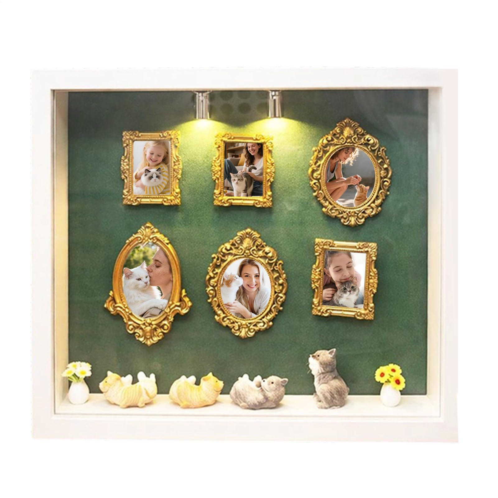Marco de sombra y mini museo DIY: carcasa de exhibición personalizada para recuerdos y fotos