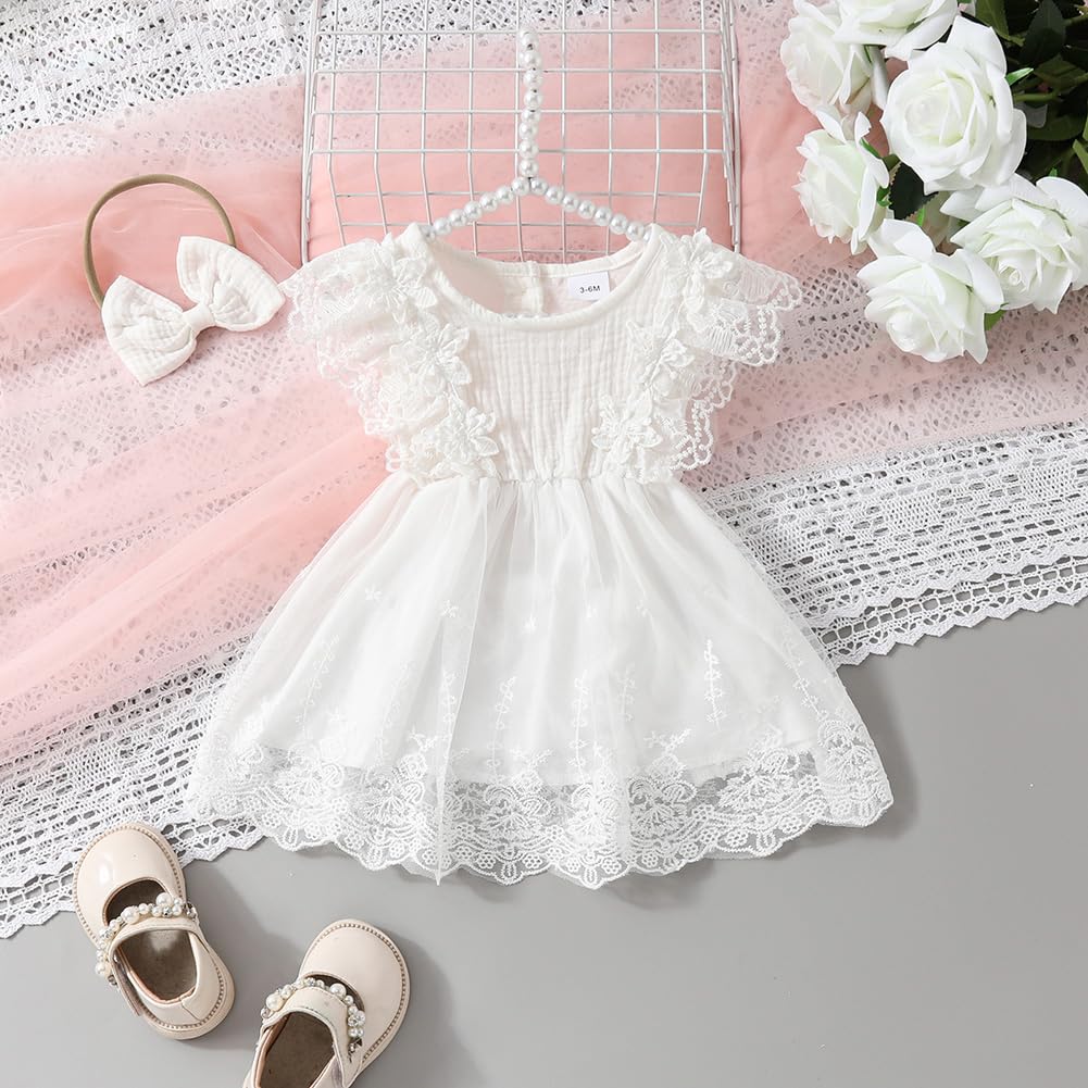 Amazon.com: Surakey Baby Girls Ruffle Lace Backless with Headwear,White Bowknot Flower Dresses Pageant Party Wedding Birthday 3-6 Months : Clothing, Shoes & Jewelry Amazon.com: Surakey Baby Girls Ruffle Lace Backless with Headwear,White Bowknot Flower Dresses Pageant Party Wedding Birthday 3-6 Months : Clothing, Shoes & Jewelry