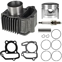 waltyotur Cylinder 80cc Piston Gasket Repair Kit 55X-11610-00-00 Replacement for Yamaha YFM80 80 Moto 4