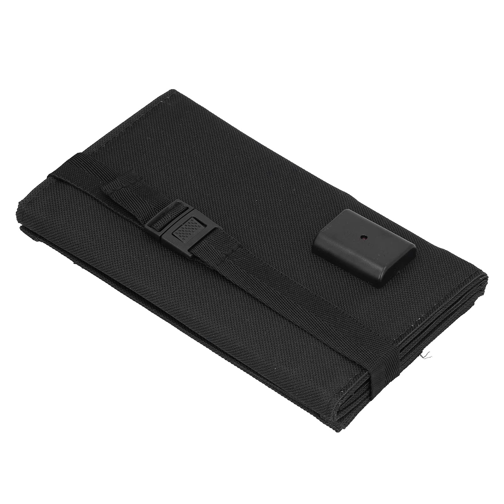 Pannello solare USB da 20 W Collapsible Policristallino Caricatore Celle Solari Portatile Dispositivo Esterno Caricatore Pieghevole (Nero)