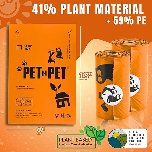 Miniatura 2 de PET N PET Bolsa para excrementos de perro, rollos de bolsas de excremento de perro, bolsas de excremento de perro, bolsas de excremento de perro,