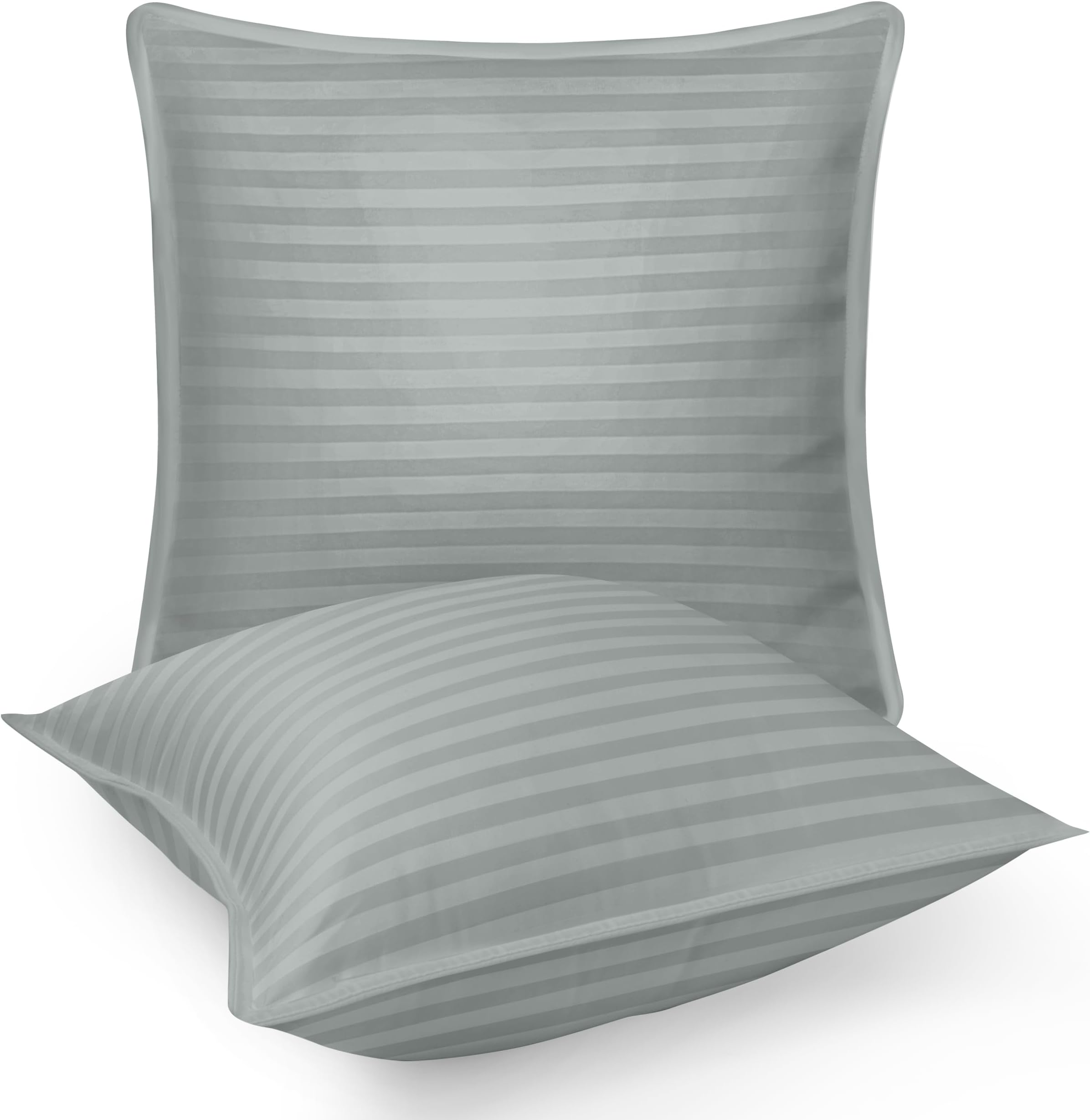 Utopia Bedding Bed Pillows for Sleeping 18 x 18 Inches Size (Light Grey), Set of 2, Cooling Hotel Quality, for Back, Stomach or Side Sleepers