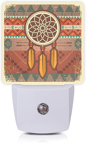 Miniatura 12 de lámpara nocturna de flores hippies de la paz, lámparas nocturnas enchufables hippies con sensor de atardecer a amanecer para dormitorio, baño y sala