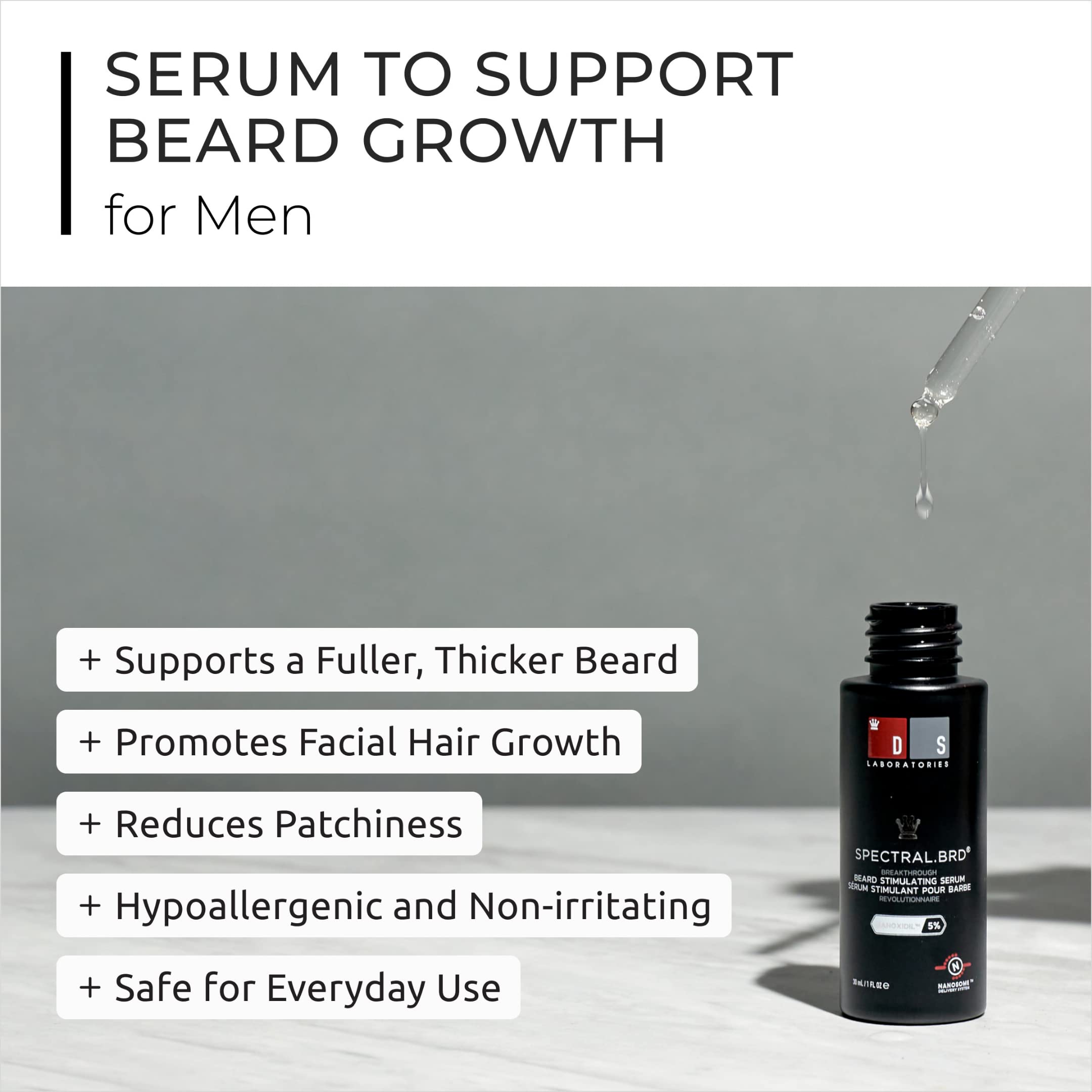 Spectral.BRD Beard Growth Serum by DS Laboratories Facial Hair Growth