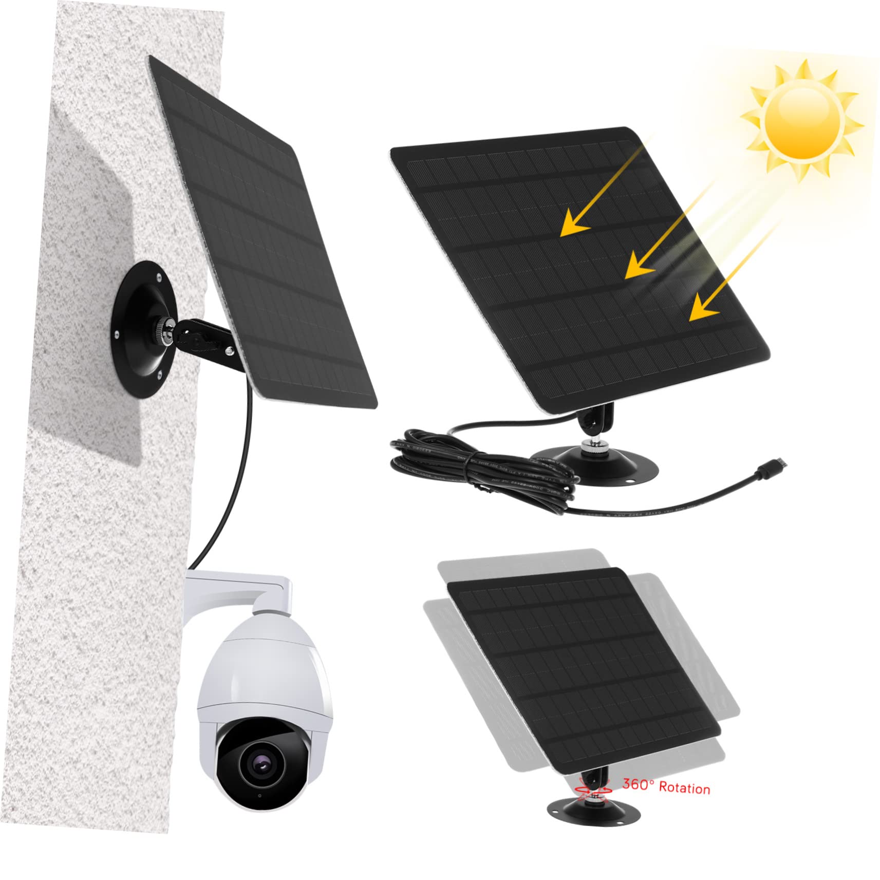 Silicio Monocristallino Pannello Solare 20w da Parete