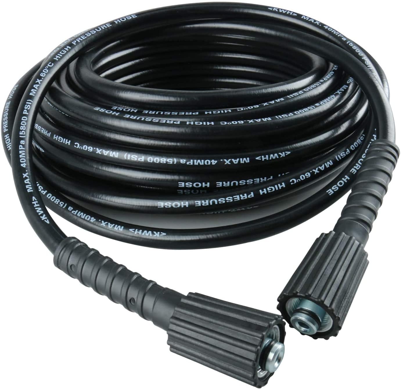 WPH-1969 High Pressure Washer Machine Hose Pipe Pipeline Power Jet Spray car Washer Machine Hose Pipes Flexible Cleaning use Long Water Hose Washer Accessories (Size-10 Meter, Color- Black)