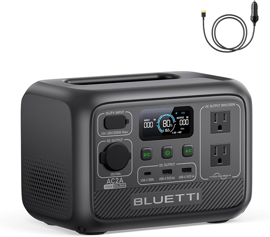 ポータブル電源 AC2A 204Wh/300W キャンプ 災害 非常用具 Amazon.co.jp: BLUETTI ポータブル電源 AC2A 204Wh/300W APP遠隔操作