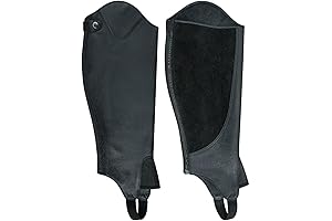 Top Grain Cowhide Leather Half Chaps