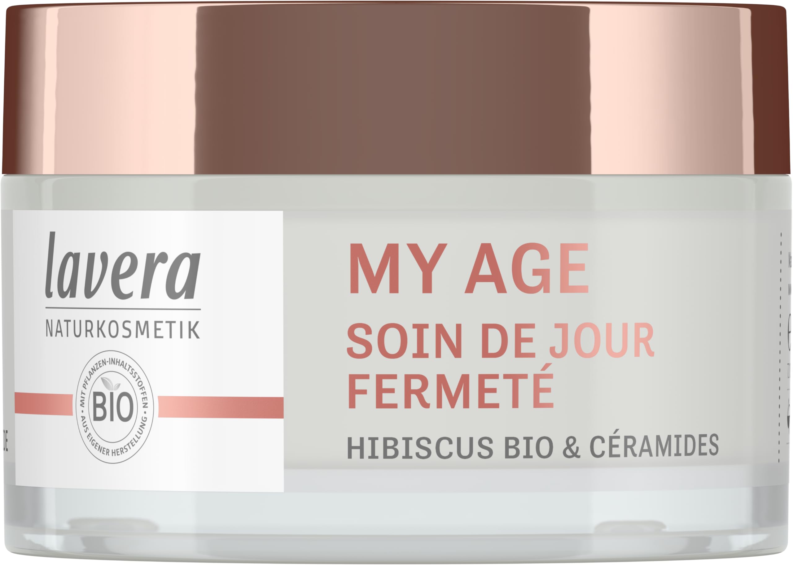 lavera MY AGE Soin de jour Fermeté - Crème de jour contre la pigmentation - pour peaux matures - donne tonus & élasticité - vegan - Naturkosmetik - 50 ml