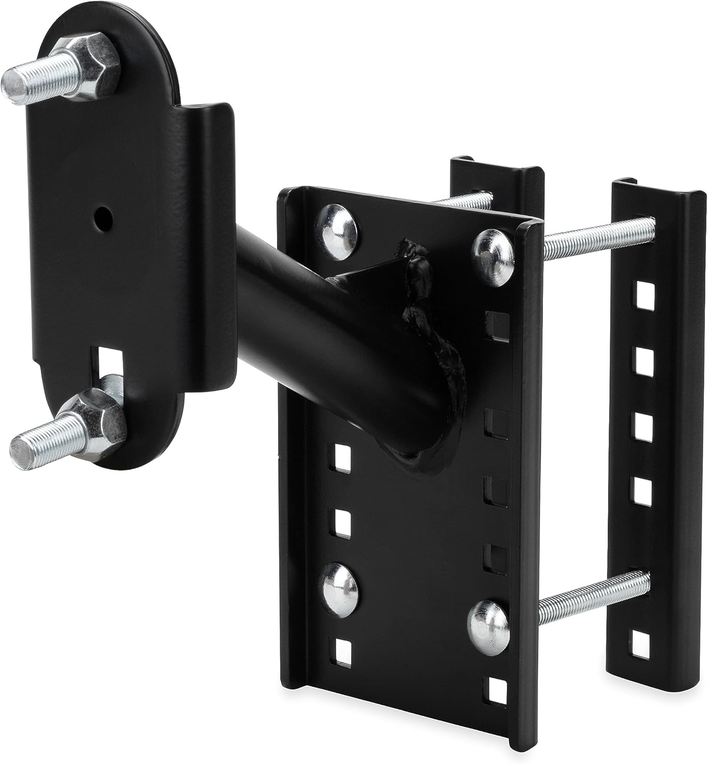 Camco EAZ-Lift Trailer Spare Tire Mount - Spare Tire Carrier Features Non-Permanent Mount & Fits Trailer Frames Up to 6 X 3 ½-in - Constructed of Durable, Powder-Coated Steel (48474)