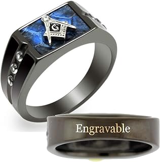 YVO Personalized Masonic Freemason Ring