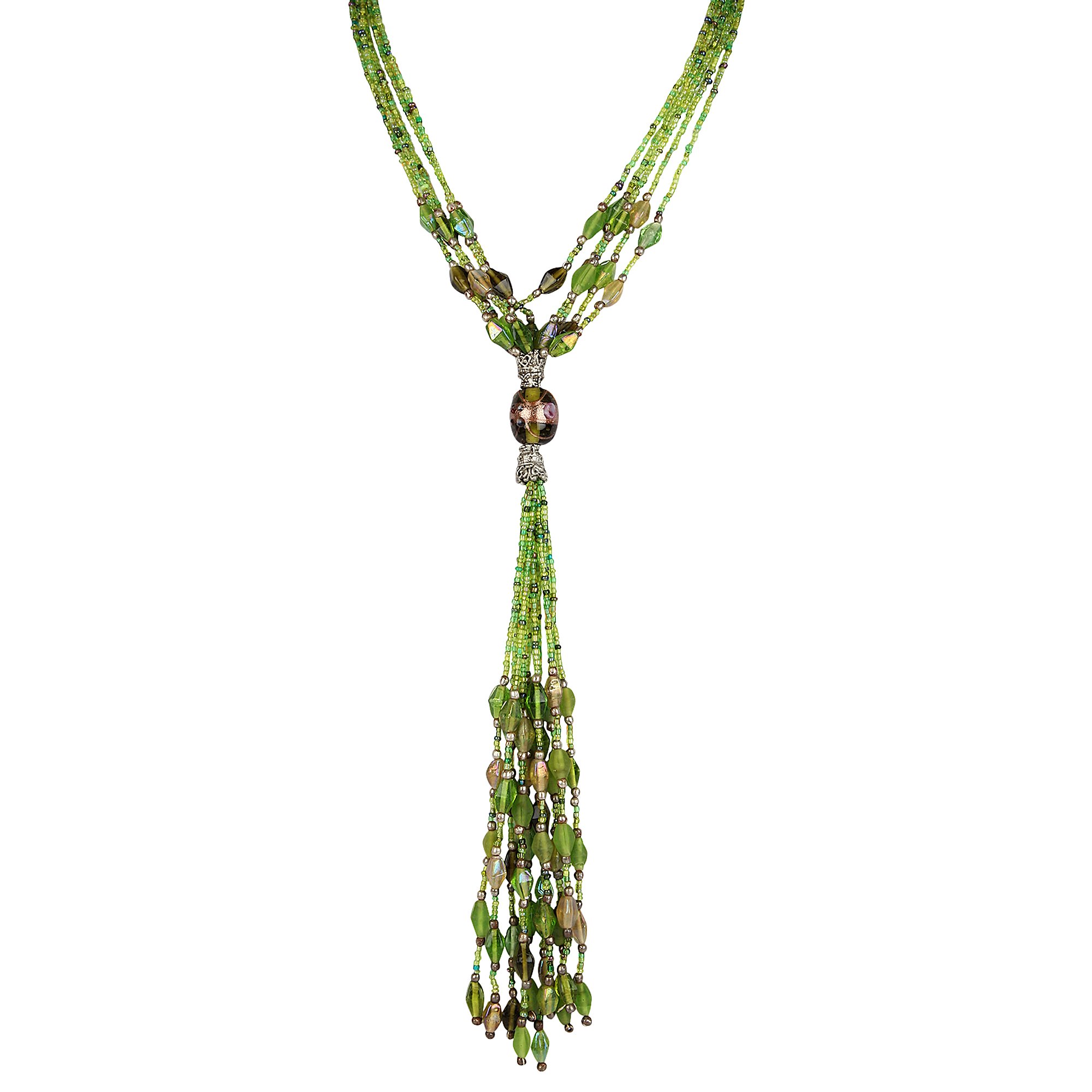 DCA Multicolor Glass Women Necklace (4347) (B01KOAKSGQ) Amazon Price History, Amazon Price Tracker