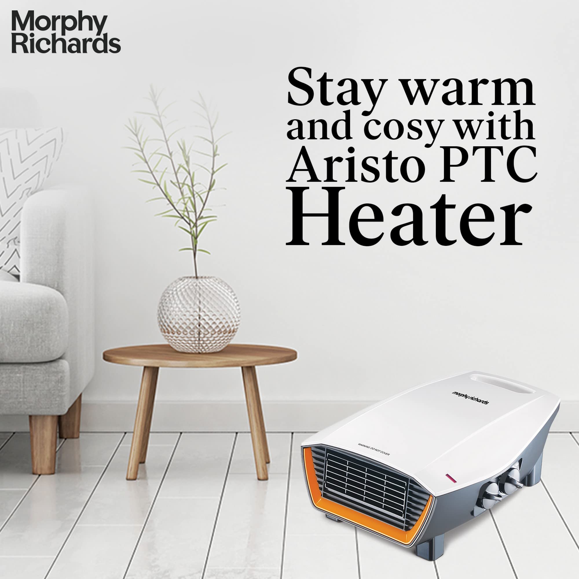 Morphy Richards Aristo 2000 Watts PTC Room Heater (White) : Amazon.in: Home  u0026 Kitchen