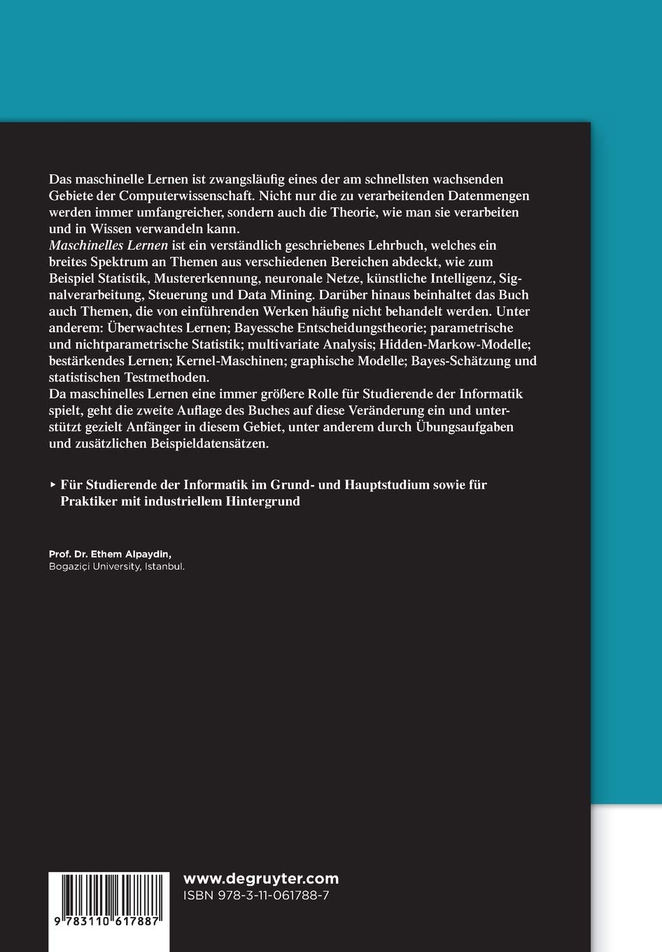 Maschinelles Lernen (De Gruyter Studium)