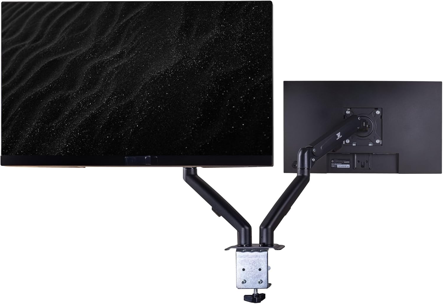 acer Vero V7 V277 Gbmipx 27" FHD IPS Monitor w/ 4ms Response Time, Anti Glare, VESA Mount (100mm), VGA, HDMI & Black Color (UM.HV7AA.G07) 2 Pack with Dockztorm Hub & ErgoFlexy Dual Monitor Mount